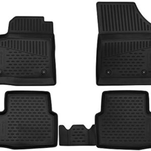 Novline Σετ Μπροστινά και Πίσω Πατάκια 4τμχ Τύπου Σκαφάκι για Opel Astra 2015+ Μαύρα Κωδικός: ELEMENT3734210K