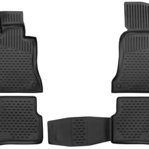 Novline Σετ Μπροστινά και Πίσω Πατάκια Universal 4τμχ Τύπου Σκαφάκι 2016+ Μαύρα Κωδικός: ELEMENT3D01856210K