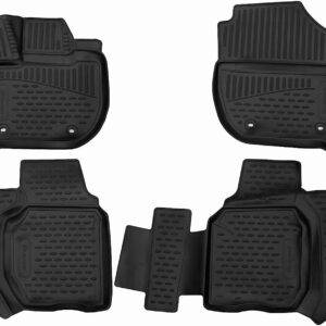 Novline Σετ Μπροστινά και Πίσω Πατάκια 4τμχ Τύπου Σκαφάκι για Honda Jazz 2014+ Μαύρα Κωδικός: ELEMENT3D01877210K