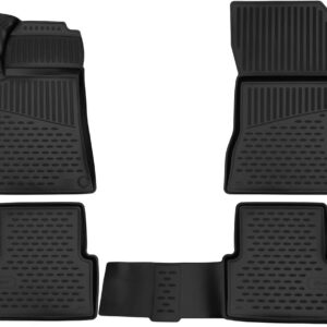 Novline Σετ Μπροστινά και Πίσω Πατάκια 4τμχ Τύπου Σκαφάκι για Mercedes-Benz A Class 2015+ Μαύρα Κωδικός: ELEMENT3D021320K