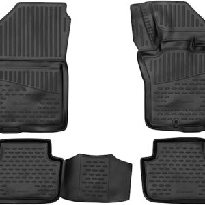 Novline Σετ Μπροστινά και Πίσω Πατάκια 4τμχ Τύπου Σκαφάκι για Mitsubishi Eclipse Cross / Eclipse 2017+ Μαύρα Κωδικός: ELEMENT3D3547210