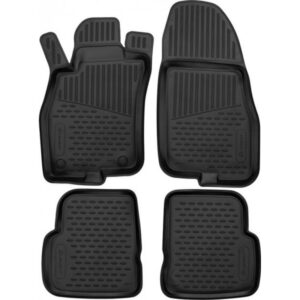 Novline Σετ Μπροστινά και Πίσω Πατάκια 4τμχ Τύπου Σκαφάκι για Alfa Romeo Mito 2008-2018 Μαύρα Κωδικός: ELEMENTA00213210K