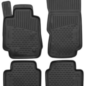 Novline Σετ Μπροστινά και Πίσω Πατάκια 4τμχ Τύπου Σκαφάκι για Alfa Romeo Giulia 2016+ Μαύρα Κωδικός: ELEMENTA00466210K