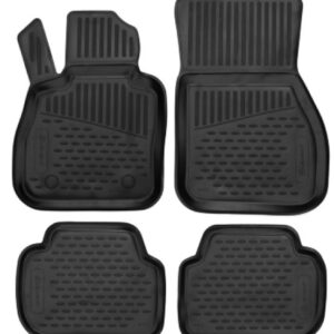 Novline Σετ Μπροστινά και Πίσω Πατάκια 4τμχ Τύπου Σκαφάκι για Mini Clubman 2015+ Μαύρα Κωδικός: ELEMENTA21515210K