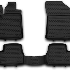 Novline Σετ Μπροστινά και Πίσω Πατάκια 4τμχ Τύπου Σκαφάκι 2010+ Μαύρα Κωδικός: NLC.10.25.210KH