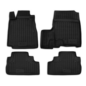 Novline Σετ Μπροστινά και Πίσω Πατάκια 4τμχ Τύπου Σκαφάκι για Honda CR-V 2007+ Μαύρα Κωδικός: NLC.18.16.210K