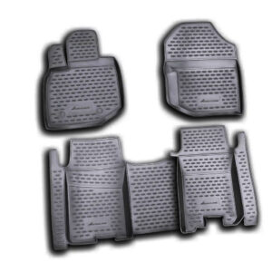 Novline Σετ Μπροστινά και Πίσω Πατάκια 4τμχ Τύπου Σκαφάκι για Honda Jazz 2008-2015 Μαύρα Κωδικός: NLC.18.19.210KH