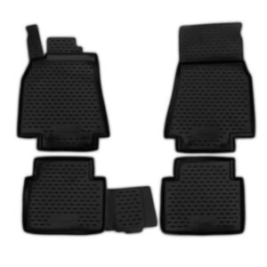 Novline Σετ Μπροστινά και Πίσω Πατάκια 4τμχ Τύπου Σκαφάκι για Mercedes-Benz B Class 2005-2011 Μαύρα Κωδικός: NLC.34.26.210