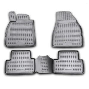 Novline Σετ Μπροστινά και Πίσω Πατάκια 4τμχ Τύπου Σκαφάκι για Renault Megane 2002-2008 Μαύρα Κωδικός: NLC.41.07.210