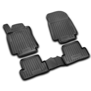 Novline Σετ Μπροστινά και Πίσω Πατάκια 4τμχ Τύπου Σκαφάκι για Renault Clio III 5D 2005-2012 ΜαύραΚωδικός: NLC.41.12.210