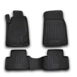 Novline Σετ Μπροστινά και Πίσω Πατάκια 4τμχ Τύπου Σκαφάκι για Ssangyong Rexton 2001-2006 Μαύρα Κωδικός: NLC.61.01.210