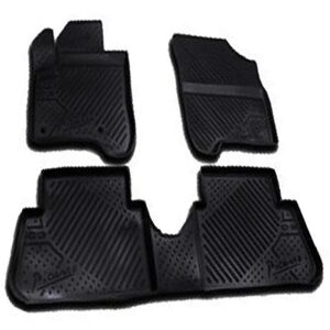 Novline Σετ Μπροστινά και Πίσω Πατάκια 4τμχ Τύπου Σκαφάκι για Citroen C3 Picasso 2009-2016 Μαύρα Κωδικός: C000000036