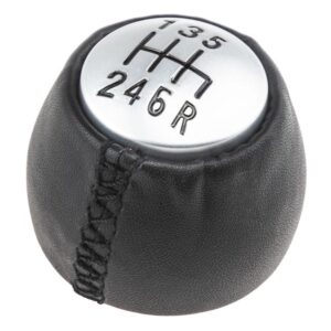 NTY Πόμολο 6 Ταχυτήτων για Alfa Romeo Alfa 147 / GT 2003-2010 Μαύρο Κωδικός: GZB-AR-001