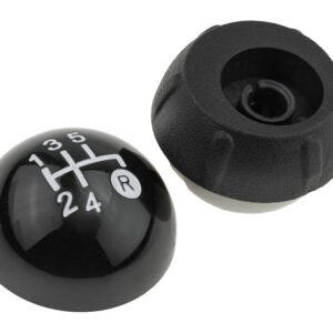 NTY Πόμολο 5 Ταχυτήτων για Fiat 500 2007 Μαύρο Κωδικός: GZB-FT-006