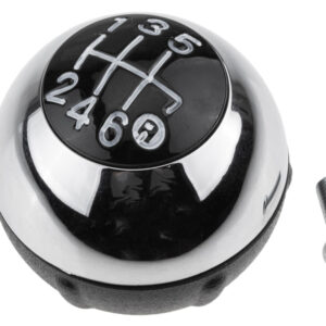 NTY Πόμολο 6 Ταχυτήτων για Fiat 500 1.0 Hybrid 2020+ Μαύρο Κωδικός: GZB-FT-016