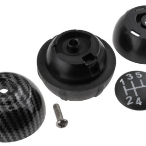 NTY Πόμολο Ταχυτήτων για Fiat 500 2007+ Μαύρο Κωδικός: GZB-FT-020