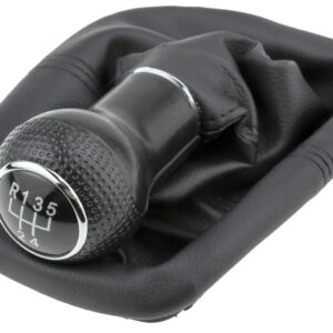 NTY Πόμολο 5 Ταχυτήτων με Φούσκα για Volkswagen Bora / Golf 1998-2005 Μαύρο Κωδικός: GZB-VW-017