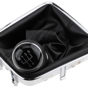 NTY Πόμολο Ταχυτήτων με Φούσκα για Volkswagen Tiguan 2007-2017 Μαύρο Κωδικός: GZB-VW-061