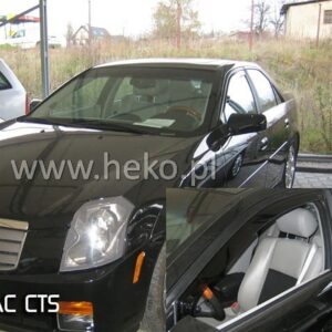 Heko Cadillac Cts 4D 2003-2007 Σετ Ανεμοθραύστες Αυτοκινήτου Μπροστινοί Σκούρο Φιμέ για 2τμχ Κωδικός: 10605