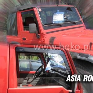 Heko Σετ Ανεμοθραύστες Αυτοκινήτου Μπροστινοί Σκούρο Φιμέ για 2τμχ Κωδικός: 10701