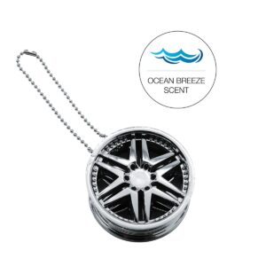 Simoni Racing Αρωματικό Κρεμαστό Αυτοκινήτου Chrome Wheel Ocean Breeze Κωδικός: SRK2022