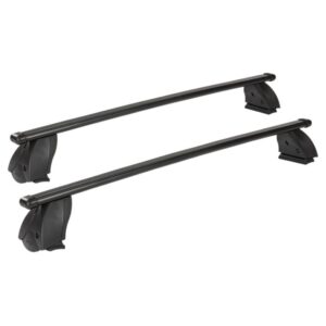 K39 Μπάρες Οροφής Ατσάλινες K1 Pro 130εκ. Universal για Αυτοκίνητα με Εργοστασιακές Μπάρες (Σετ χωρίς πόδια) ΜαύρεςΚωδικός: K39-BSP130