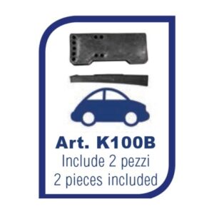 K39 Αποστάτες Σχάρας Αυτοκινήτου Αποστάτης Τάκος Ύψους/Ευθυγράμμισης για Μπάρες Οροφής Κ39 σε Κυρτές Οροφές 2τμχ 2τμχ Κωδικός: K39-K100B