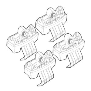 Nordrive Πόδια για Μπάρες Οροφής BMW X2 4τμχ Κωδικός: L.N21276