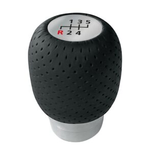 Lampa Πόμολο Ταχυτήτων Formula Gear 3 Ταχυτήτων Δερμάτινο με 2 Αυτοκόλλητα Ένδειξης Ταχυτήτων 32mm (Fiat & Opel) Universal Μαύρο Κωδικός: L0004.8