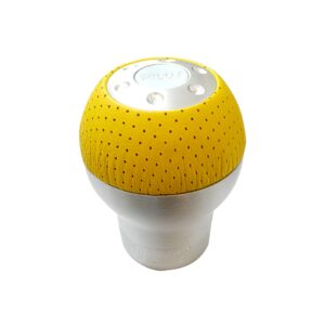 Lampa Πόμολο Ταχυτήτων GT Δέρμα Universal Αλουμίνιο Κίτρινο Κωδικός: L0012.8