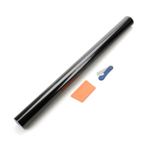 Lampa Αυτοκόλλητη Μεμβράνη Αυτοκινήτου Φιλμ Carbon-Look Εσωτερικής & Εξωτερικής Χρήσης Γυαλιστερό 5D 50x100cm σε Μαύρο Χρώμα Κωδικός: L0297.2