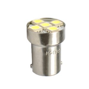M-Tech Λάμπα R5W/R10W BA15S LED 12V 10W 1τμχ
