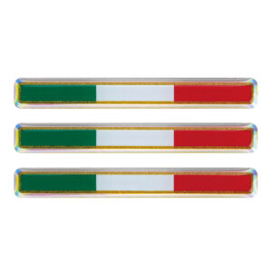 Lampa Αυτοκόλλητα Σήματα Αυτοκινήτου με Επικάλυψη Σμάλτου Πολύχρωμο 3τμχ Κωδικός: L1500.2