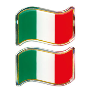 Lampa Αυτοκόλλητα Σήματα Αυτοκινήτου με Επικάλυψη Σμάλτου Πολύχρωμο 2τμχ Κωδικός: L1500.6