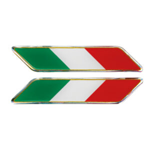 Lampa Αυτοκόλλητα Σήματα Αυτοκινήτου με Επικάλυψη Σμάλτου Πολύχρωμο 2τμχ Κωδικός: L1500.8