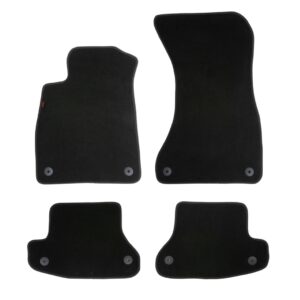 Lampa Σετ Μπροστινά και Πίσω Πατάκια 4τμχ για Audi A5 Μαύρα Κωδικός: L2327.2