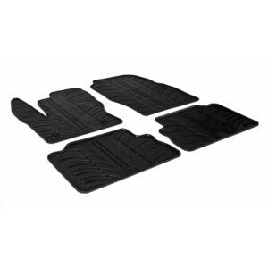 Lampa Σετ Μπροστινά και Πίσω Πατάκια 4τμχ Τύπου Σκαφάκι για Ford Kuga 2016+ Μαύρα Κωδικός: L2440.4