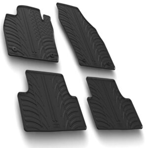 Lampa Σετ Μπροστινά και Πίσω Πατάκια 4τμχ Τύπου Σκαφάκι για Volkswagen T-Cross 2019 Μαύρα Κωδικός: L2453.4