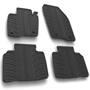 Lampa Σετ Μπροστινά και Πίσω Πατάκια 4τμχ Τύπου Σκαφάκι για Ford Edge 2021+ Μαύρα Κωδικός: L2453.7