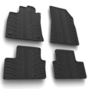 Lampa Σετ Μπροστινά και Πίσω Πατάκια 4τμχ Τύπου Σκαφάκι για Renault Clio 2019 Μαύρα Κωδικός: L2454.1