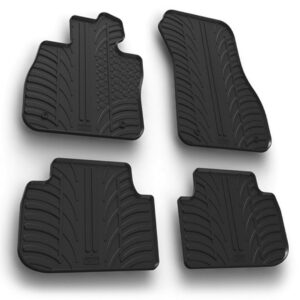 Lampa Σετ Μπροστινά και Πίσω Πατάκια 4τμχ Τύπου Σκαφάκι για BMW Σειρά 1 2019 Μαύρα Κωδικός: L2454.3