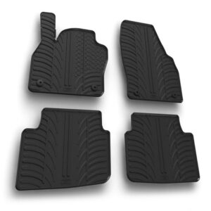 Lampa Σετ Μπροστινά και Πίσω Πατάκια 4τμχ Τύπου Σκαφάκι για Skoda Kamiq 2019 Μαύρα Κωδικός: L2454.5