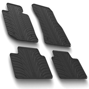 Lampa Σετ Μπροστινά και Πίσω Πατάκια 4τμχ Τύπου Σκαφάκι για BMW Σειρά 3 2019 Μαύρα Κωδικός: L2458.5