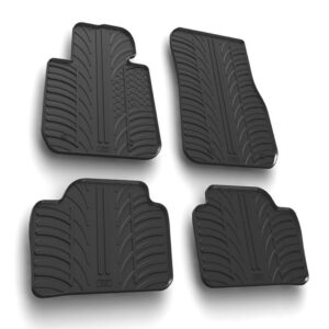 Lampa Σετ Μπροστινά και Πίσω Πατάκια 4τμχ Τύπου Σκαφάκι για BMW Σειρά 3 2018+ Μαύρα Κωδικός: L2458.6