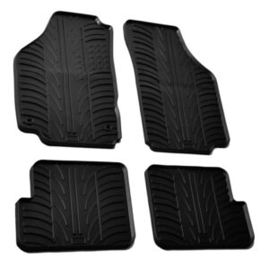 Lampa Σετ Μπροστινά και Πίσω Πατάκια 4τμχ Τύπου Σκαφάκι για Lancia Ypsilon 2011+ Μαύρα Κωδικός: L2461.0