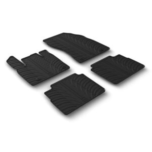 Lampa Σετ Μπροστινά και Πίσω Πατάκια 4τμχ Τύπου Σκαφάκι για Nissan X-Trail Μαύρα Κωδικός: L2466.9