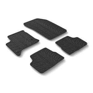 Lampa Σετ Μπροστινά και Πίσω Πατάκια Universal 4τμχ Μαύρα Κωδικός: L2468.8