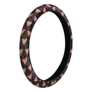 Lampa Κάλυμμα Τιμονιού Αυτοκινήτου Skin-Cover Elasticized με Διάμετρο 35-37εκ. Συνθετικό Μαύρο Pizza