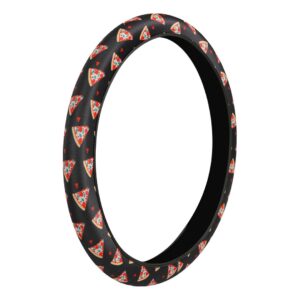 Lampa Κάλυμμα Τιμονιού Αυτοκινήτου Skin-Cover Elasticized με Διάμετρο 38-40εκ. Συνθετικό Μαύρο Pizza