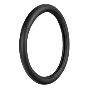 Lampa Καλυμμα Τιμονιου 40-42cm Δερμα Skeentex Μαυρο Classic Premium Gran Pree Lampa 1 Τεμ L3315.6